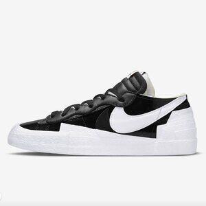 Sacai x Nike Blazer Low ''Black Patent''